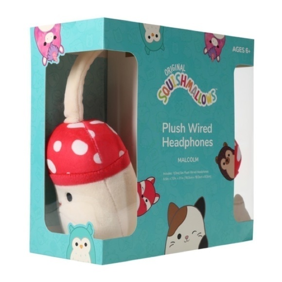 💋 New Kellytoys Squishmallows Headphones, Teal - Picture 4 of 6